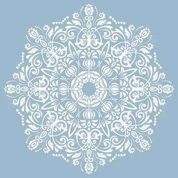 Classic Vector Fine Pattern With Various Arabesques Illustrazione stock