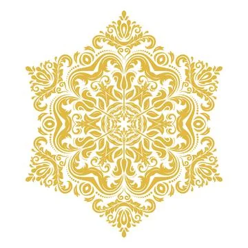 Classic Vector Fine Pattern With Various Arabesques Illustrazione stock