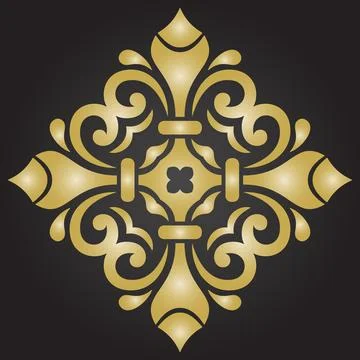 Classic Vector Fine Pattern With Various Arabesques Illustrazione stock