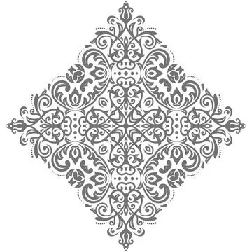 Classic Vector Fine Pattern With Various Arabesques Illustrazione stock