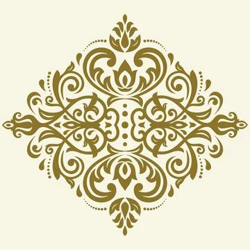 Classic Vector Fine Pattern With Various Arabesques Illustrazione stock