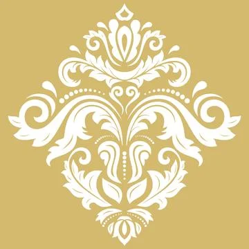 Classic Vector Fine Pattern With Various Arabesques Stockillustratie