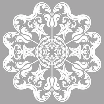 Classic Vector Fine Pattern With Various Arabesques Stock Illustration