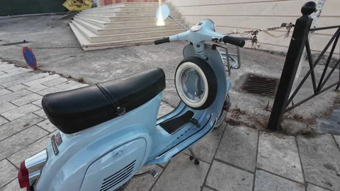 Classic vespa. Stock Footage 279065292