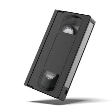 Classic vhs cassette Illustrazione stock