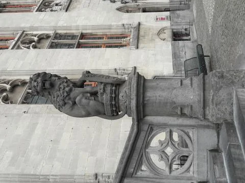 Classic view of the historic city center of Bruges (Brugge), West Flanders pr Foto stock