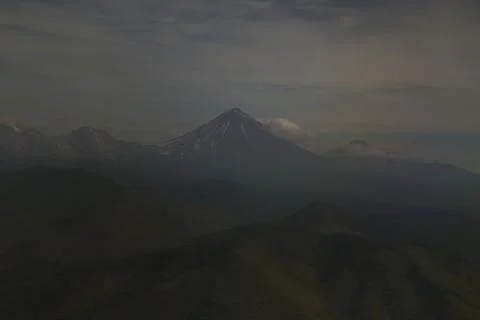 Classic view of mount landscape Stock Photos