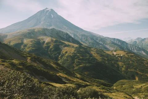 Classic view of mount landscape Foto stock