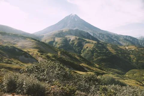 Classic view of mount landscape Foto stock
