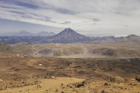 Classic view of mount landscape Stock Photos