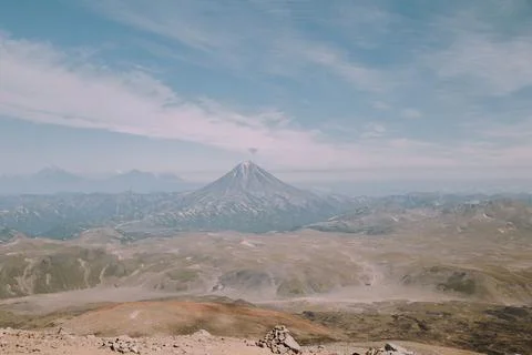 Classic view of mount landscape Stock Photos