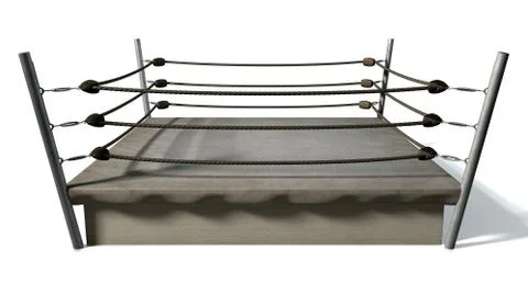 Classic vintage boxing ring Stock Illustration