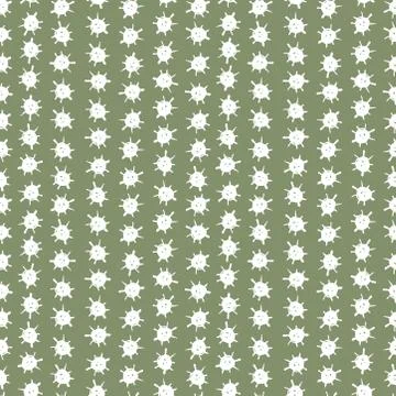Classic vintage seamless pattern polka dot, spring grass floret texture grung Stock Illustration