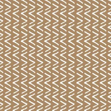 Classic vintage seamless pattern with zigzag triangles, texture grunge crayon 库存插图