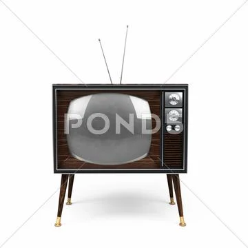 Classic vintage tv Stock Illustration