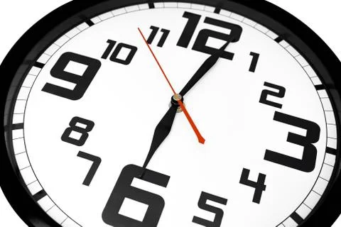 Classic wall clock Fotos de archivo