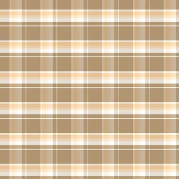 Classic Warm Taupe Plaid Pattern Background for Fabric Crafts and Packaging Stock Illustration