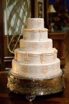 Classic wedding cake Foto stock