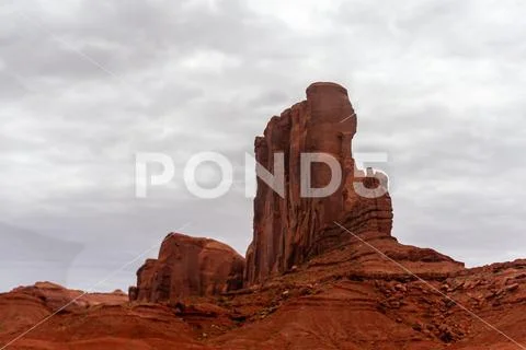 Classic western imagery at Monument Valley Stock Photos