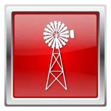 Classic windmill icon Stock Illustration