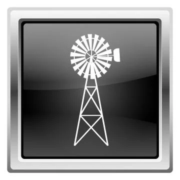 Classic windmill icon Stock Illustration