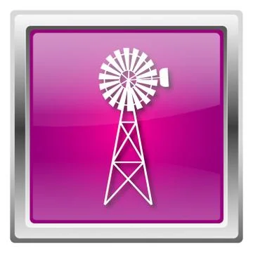 Classic windmill icon Stock Illustration