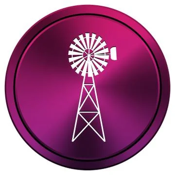 Classic windmill icon Stock Illustration