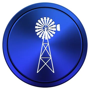 Classic windmill icon Stock Illustration