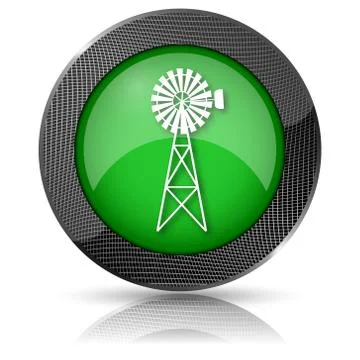 Classic windmill icon Stock Illustration