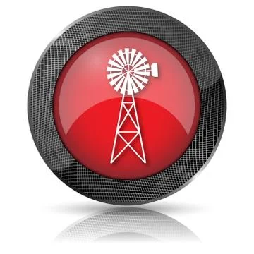 Classic windmill icon Stock Illustration