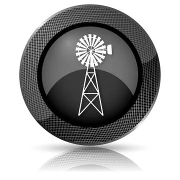 Classic windmill icon Stock Illustration