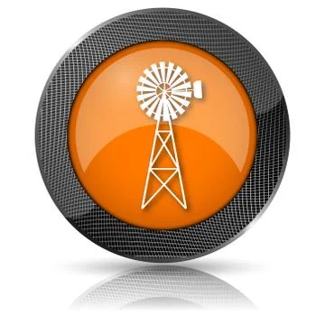 Classic windmill icon Stock Illustration