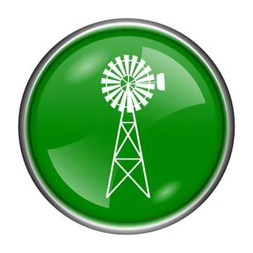 Classic windmill icon Stock Illustration