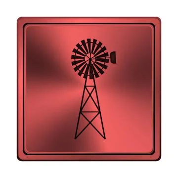 Classic windmill icon Stock Illustration
