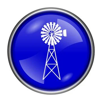 Classic windmill icon Stock Illustration