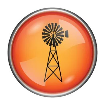 Classic windmill icon Stock Illustration