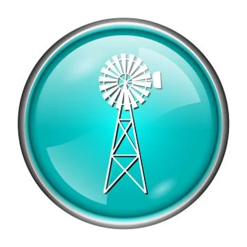 Classic windmill icon Stock Illustration