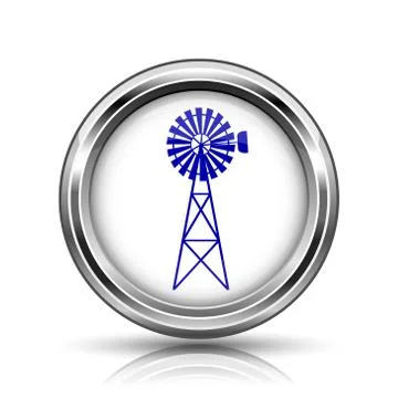 Classic windmill icon Stock Illustration