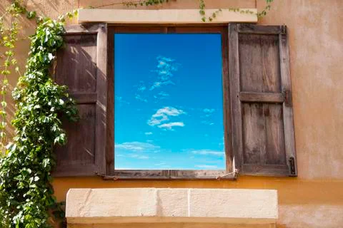 Classic window sky Stock Photos