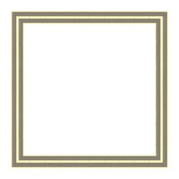 Classic wooden frame Illustrazione stock