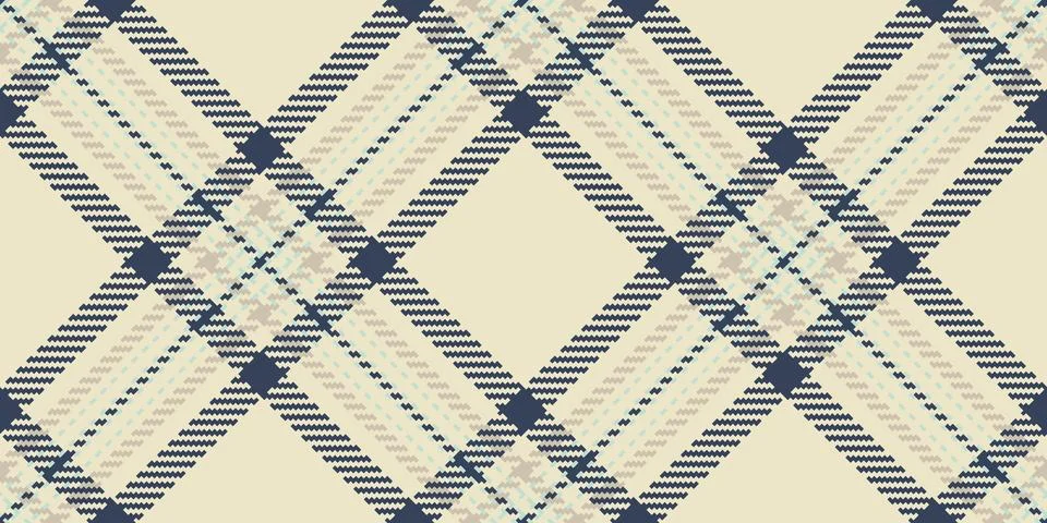 Classic woven fabric pattern. Seamless tartan design with textured lines in n イラスト素材