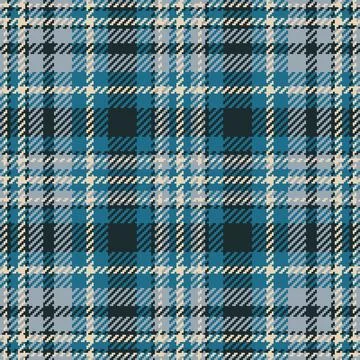 Classic woven pattern. Timeless blue and neutral check design. Ideal for te.. Stock Illustration