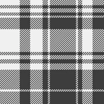 Classic woven plaid pattern in grayscale.  Evokes heritage, rustic style.  Gr Stockillustratie