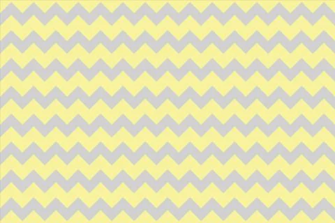 Classic zig-zag simple pattern for textile. vector seamless texture. yellow g イラスト素材