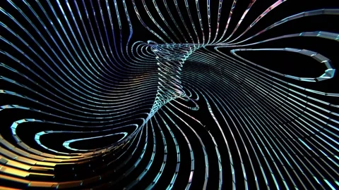 Classic5v-torus hd loop Stock Footage 145985252