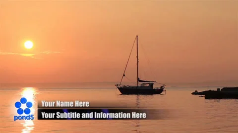 Classical 2 Bar Lower Third Stock After Effects