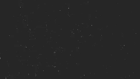 Classical 2d white random scratches effect black background, Vintage Film Noise Video stock 332062863