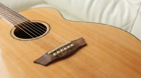 Classical acoustic guitar Video stock 50711945