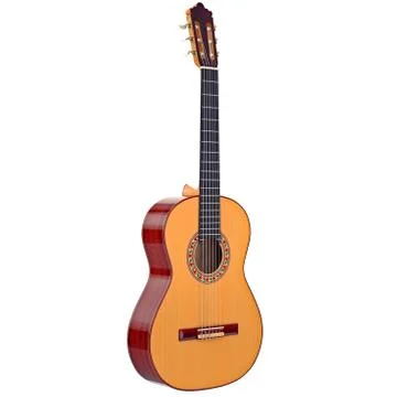 Classical acoustic guitar Stock Illustration