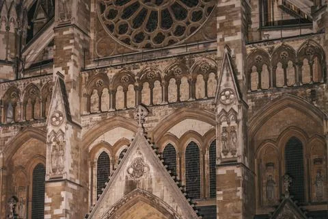 Classical and beautiful building complex in central London, near the River Thame Stock Photos